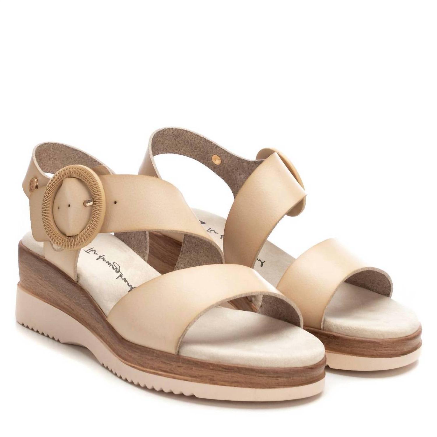 Xti Women's Wedge Sandals Beige - Picture 5 of 31