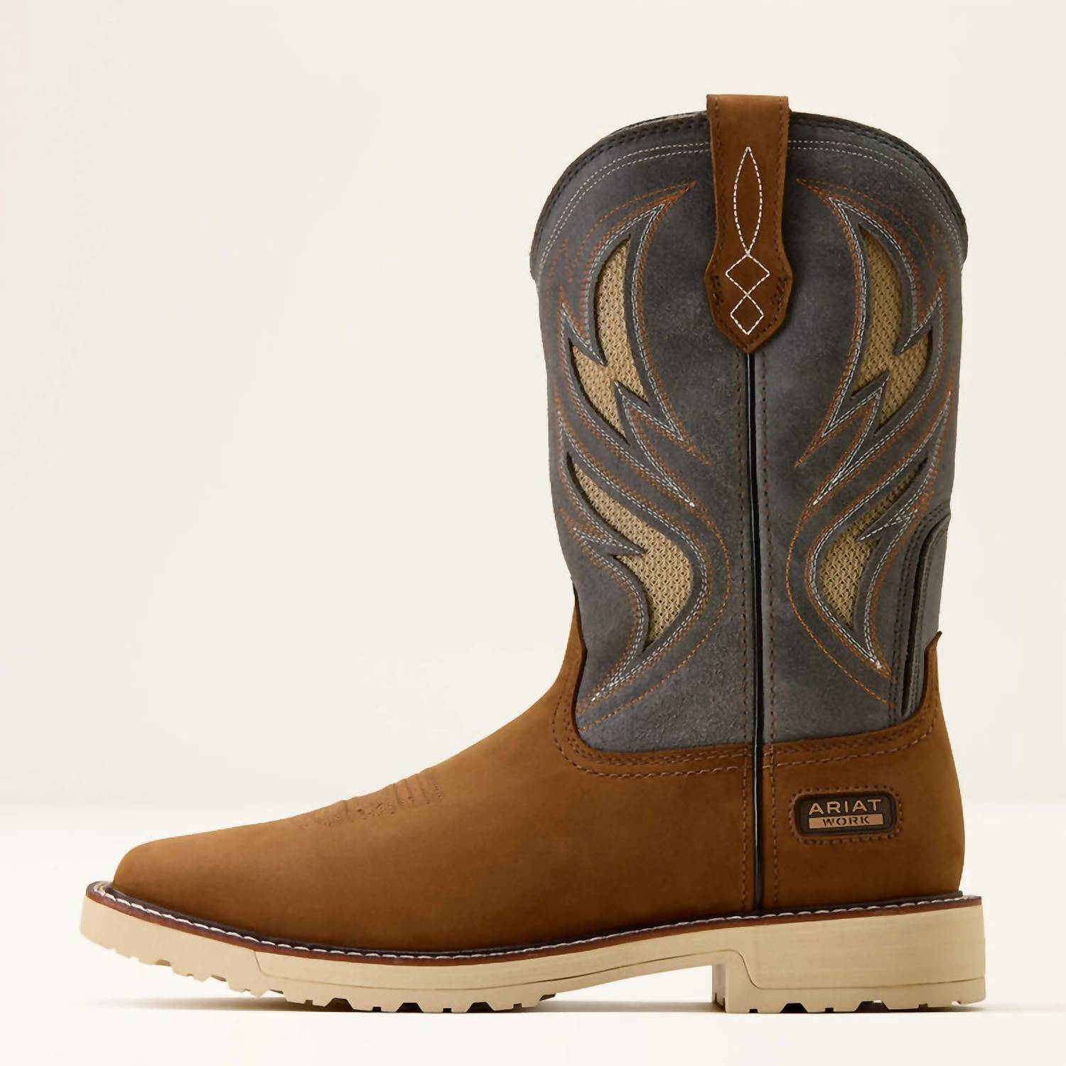 Ariat Men's Activator Venttek Work Boots Alamo Brown, Stone Grey