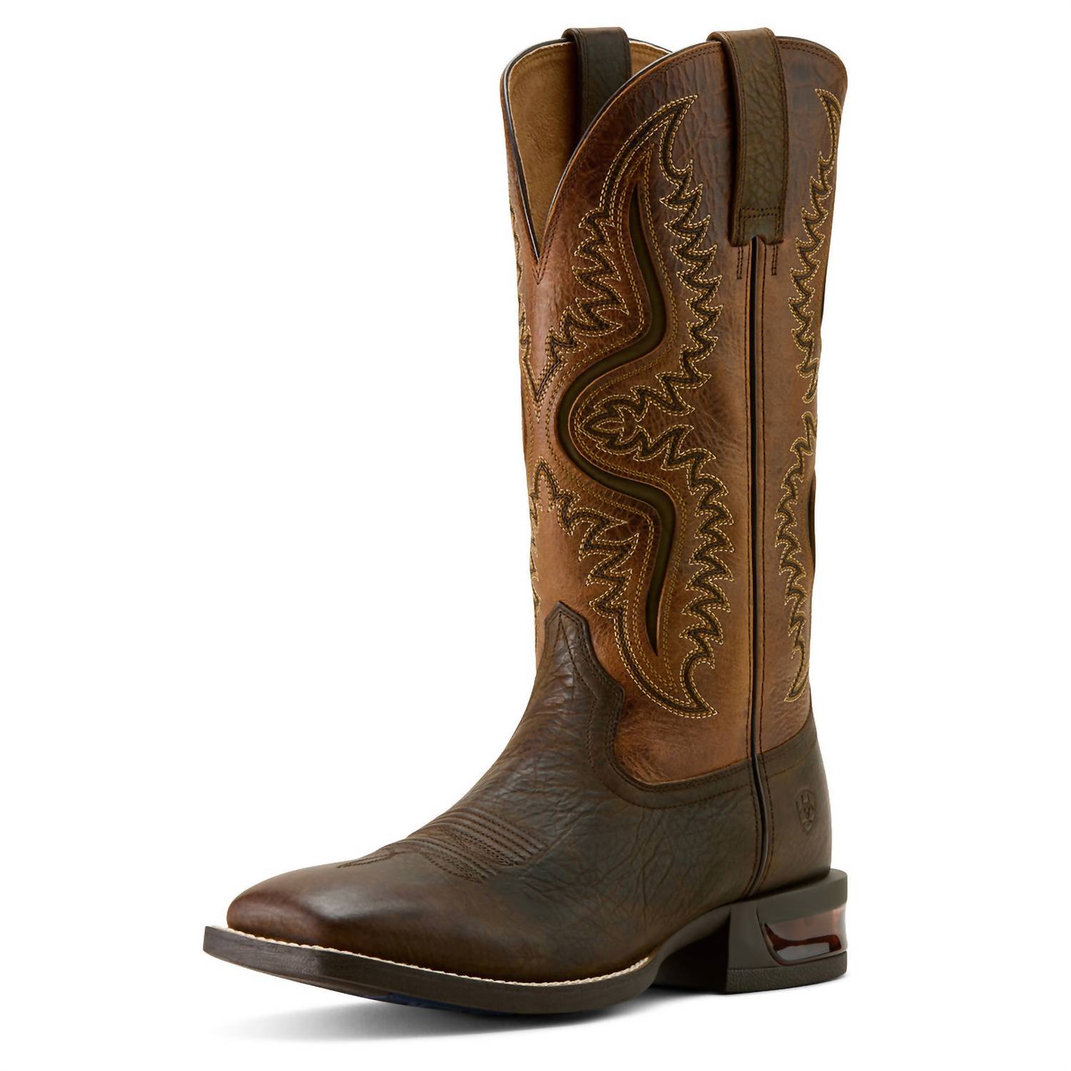 Ariat Men's Captivate Wide Square Toe Western Boot Brown/peanut Butter