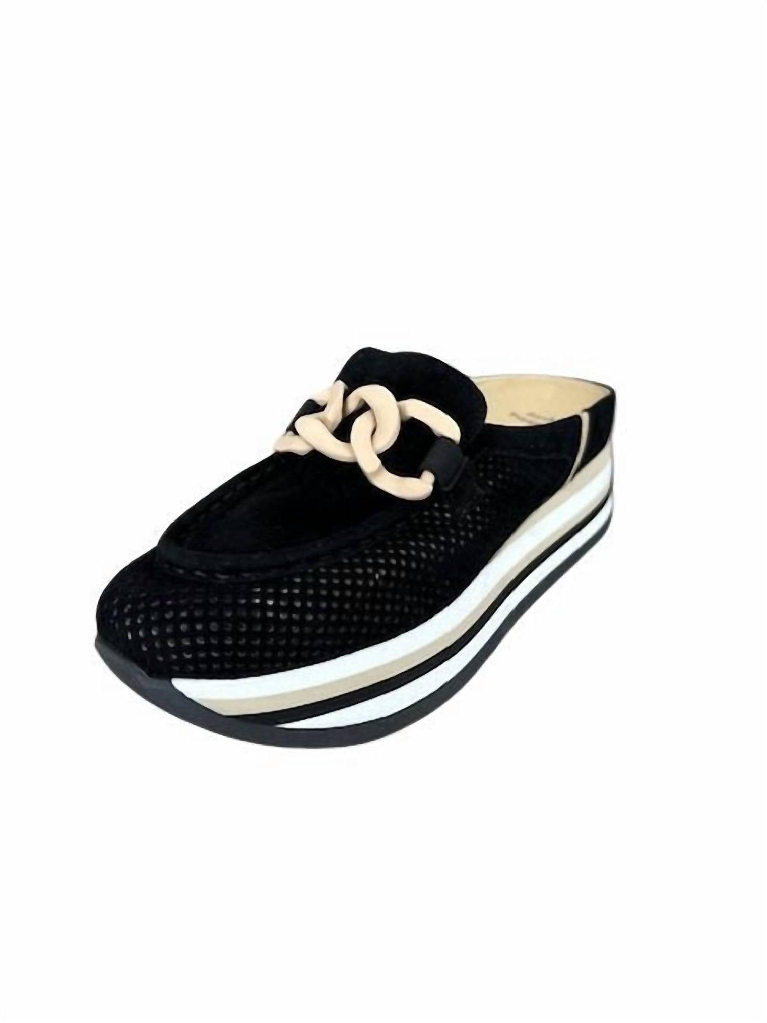 Softwaves Women's Carlisa Loafers Black Camel