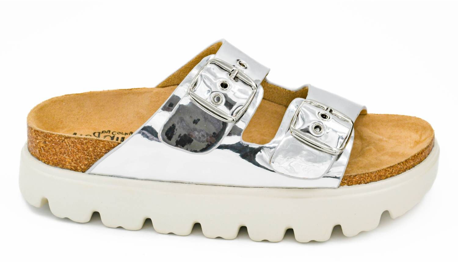 Corkys Footwear Women’s Rumor Has It Platform Sandals Silver Mirror Metallic