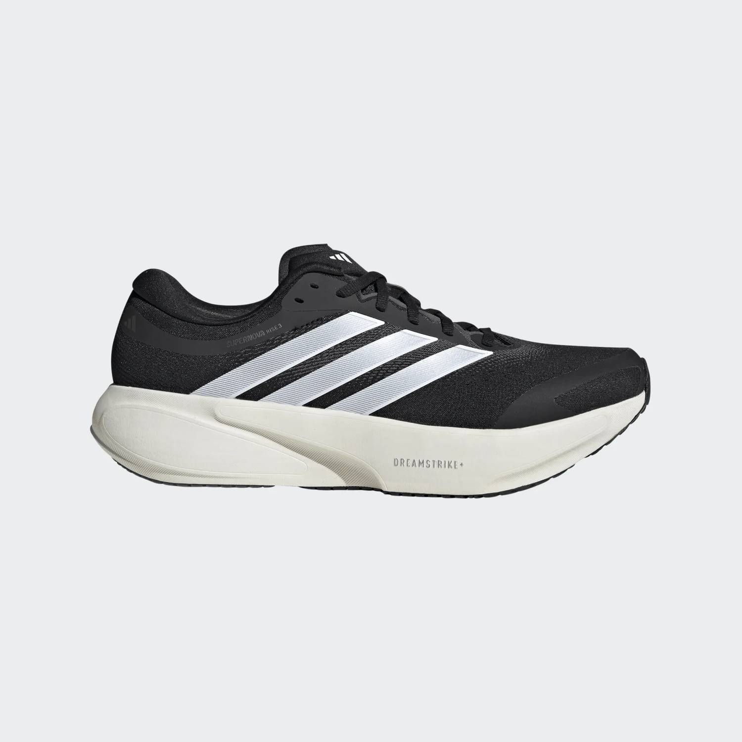 Adidas Men's Supernova Rise 3 Wide Running Shoes Black/white/black