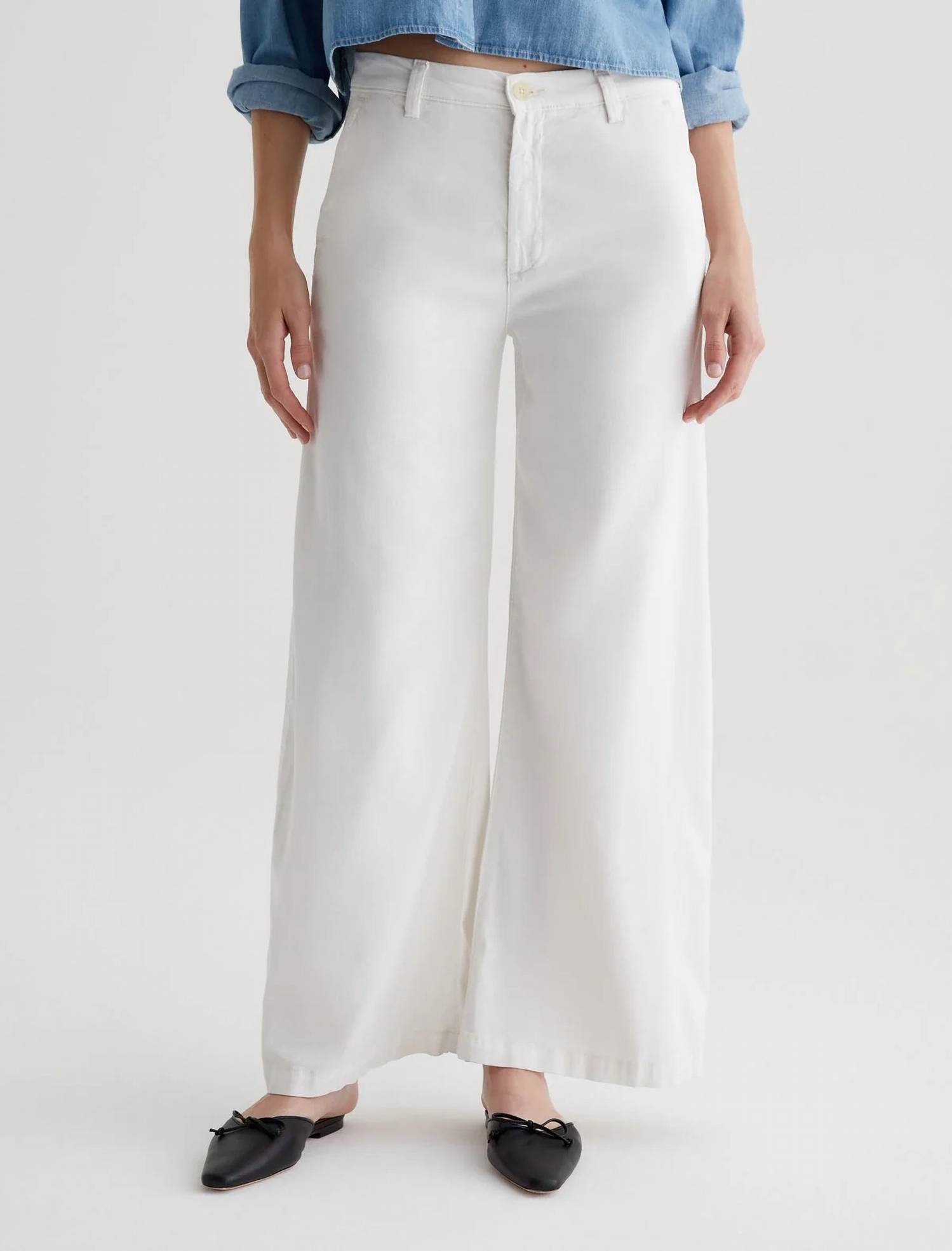 Ag Jeans Caden Wide Leg Trouser Powder