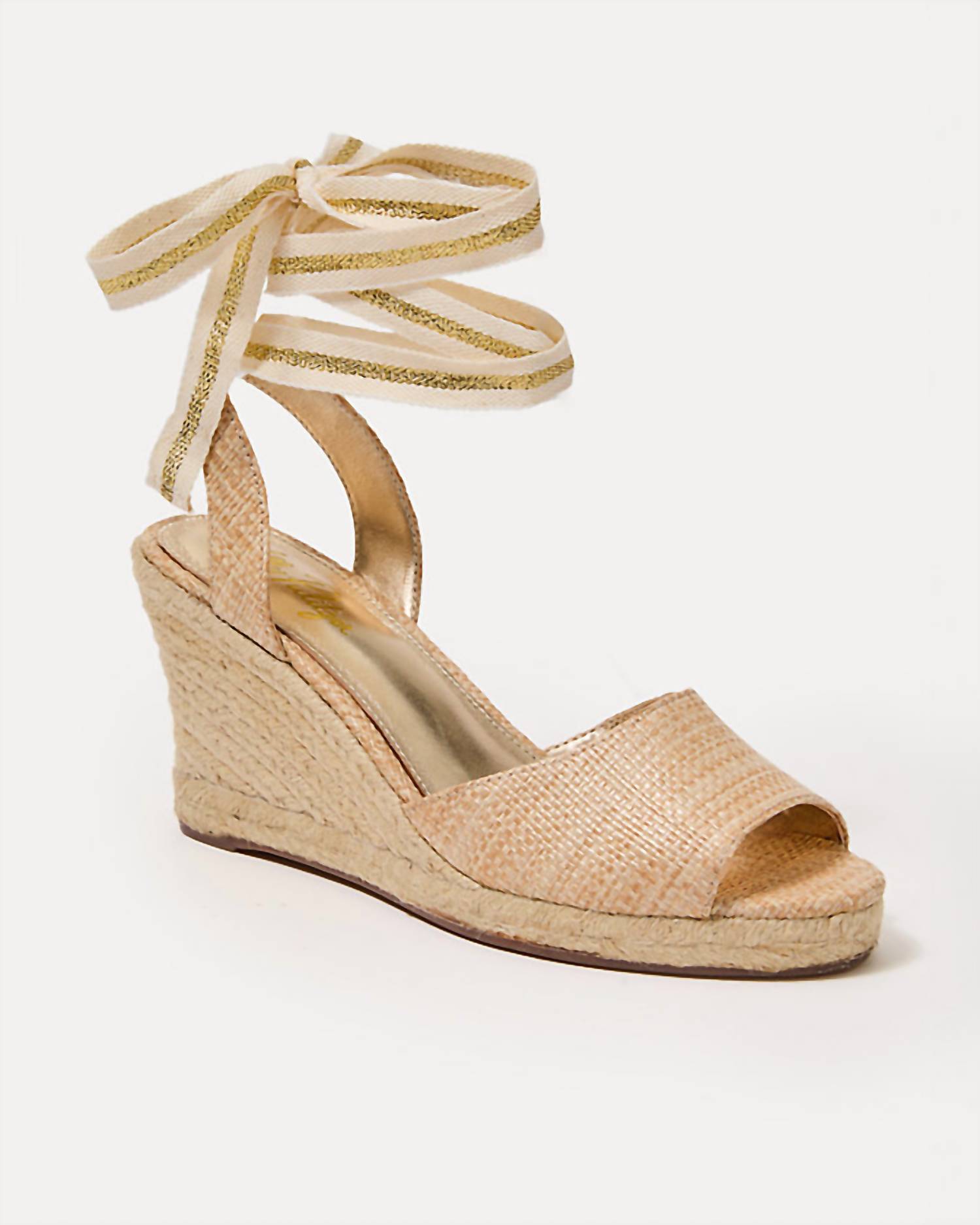 Lilly Pulitzer Women's Paley Espadrille Wedge Sandals Natural