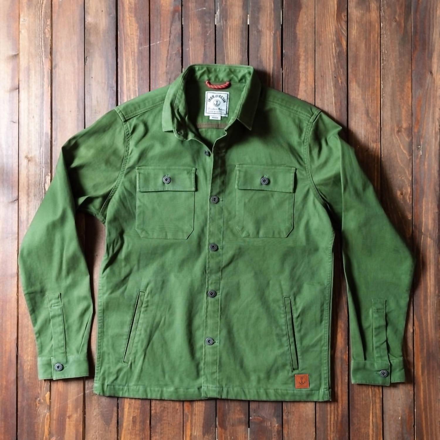 Iron & Resin Men’s Lassen Flex Shirt Army