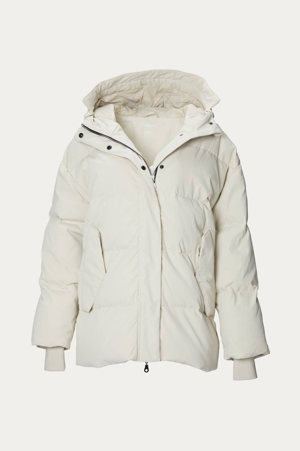 Pre-owned Varley Gretna Jacket In Pelican In Black