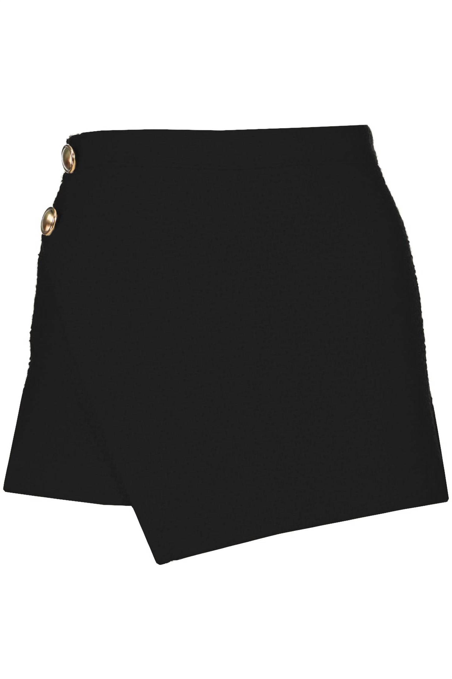 Bishop + Young Delfina Tweed Skort Black - Picture 4 of 9