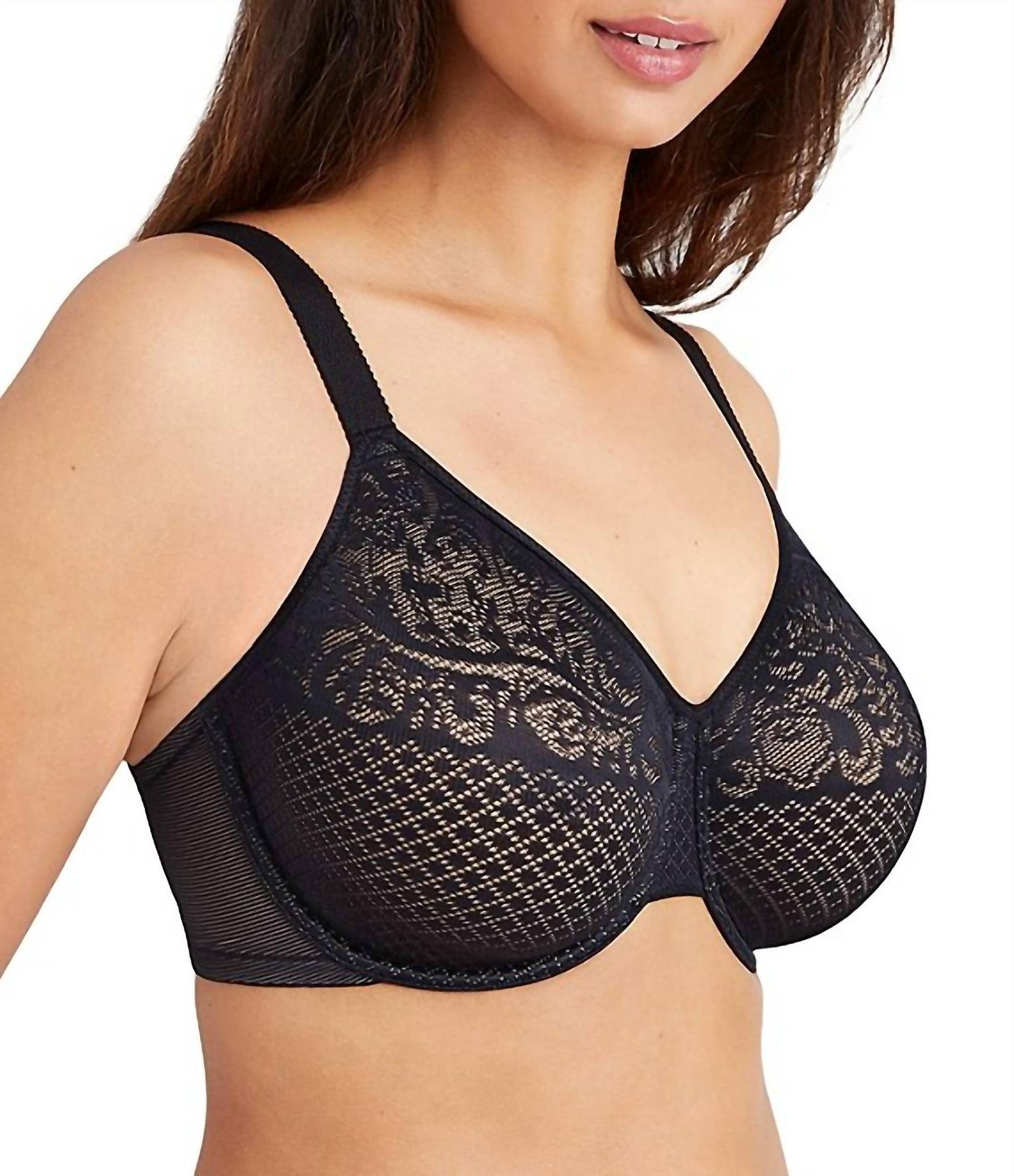 Wacoal Visual Effects Minimizer Bra Black