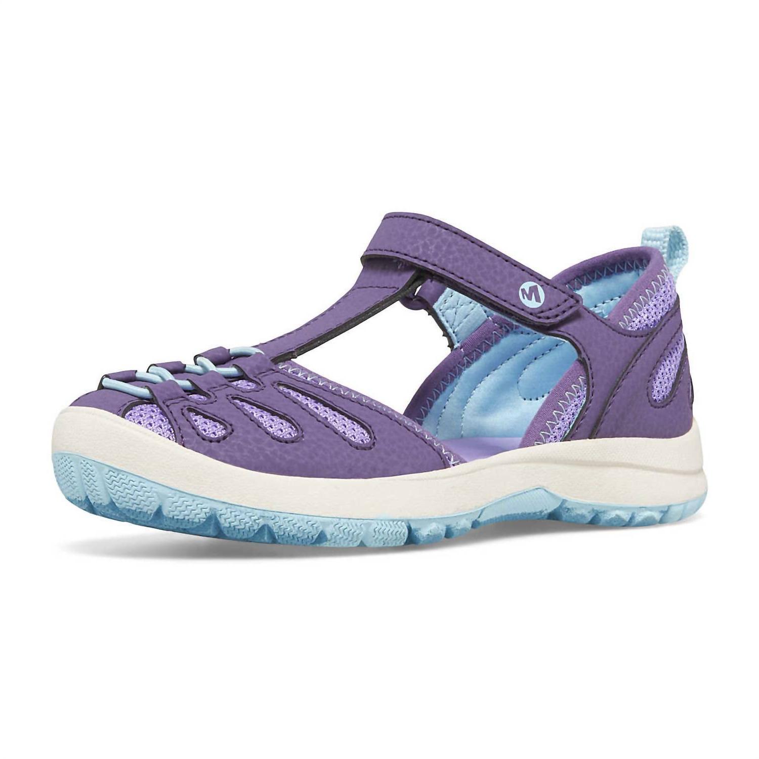 Merrell Kid's Hydro Lily Sandal Purple/blue - Picture 4 of 31