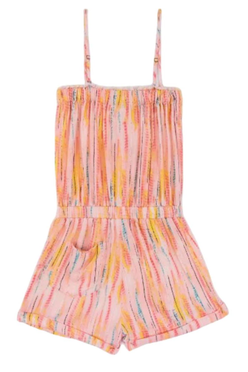 Vintage Havana Girl's Fruity Tie Dye Romper Tie Dye - Picture 3 of 5