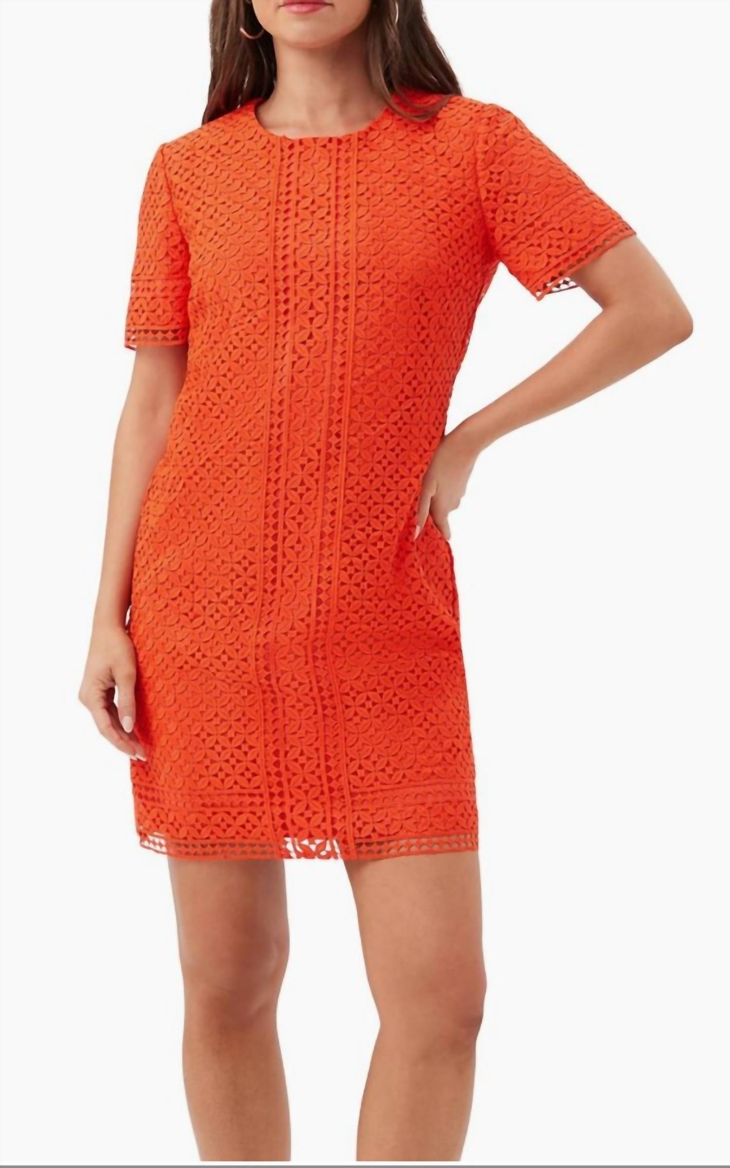 Trina Turk Kimasu Dress Orange