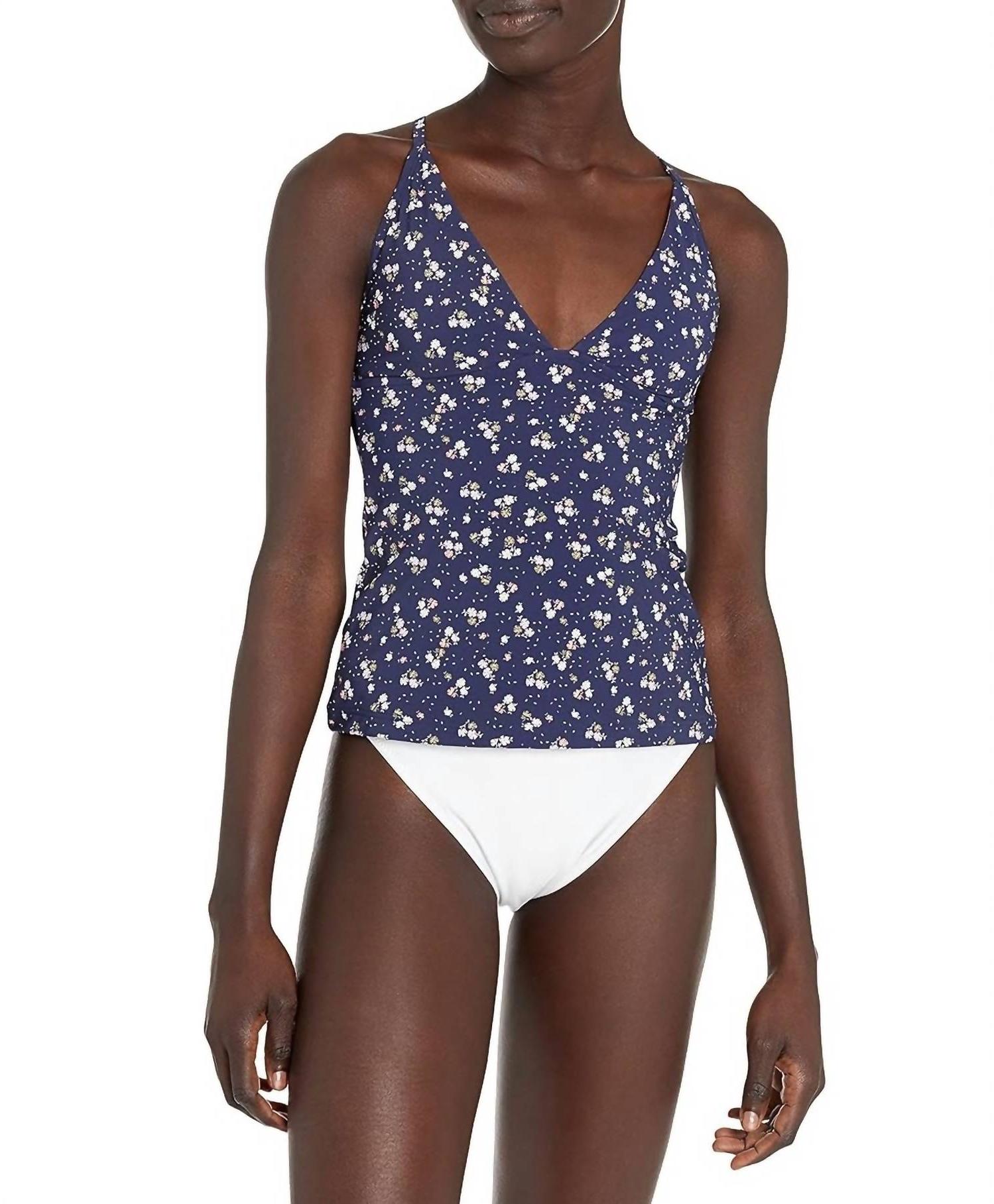 Seafolly Remix V Neck Tankini Indigo - Picture 2 of 7