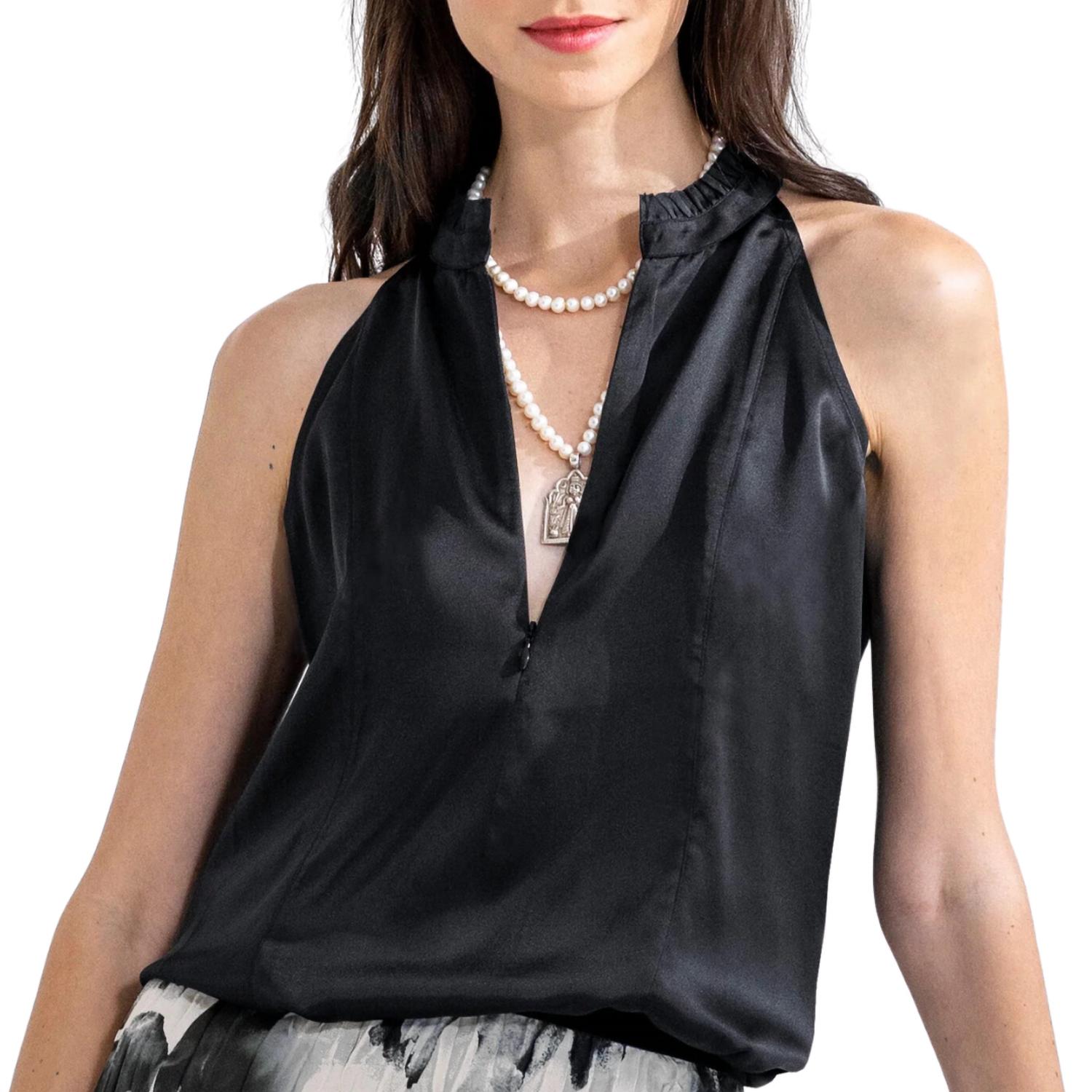 Go By Go Silk Women's Go Scuba Cutaway Tank Washed Black