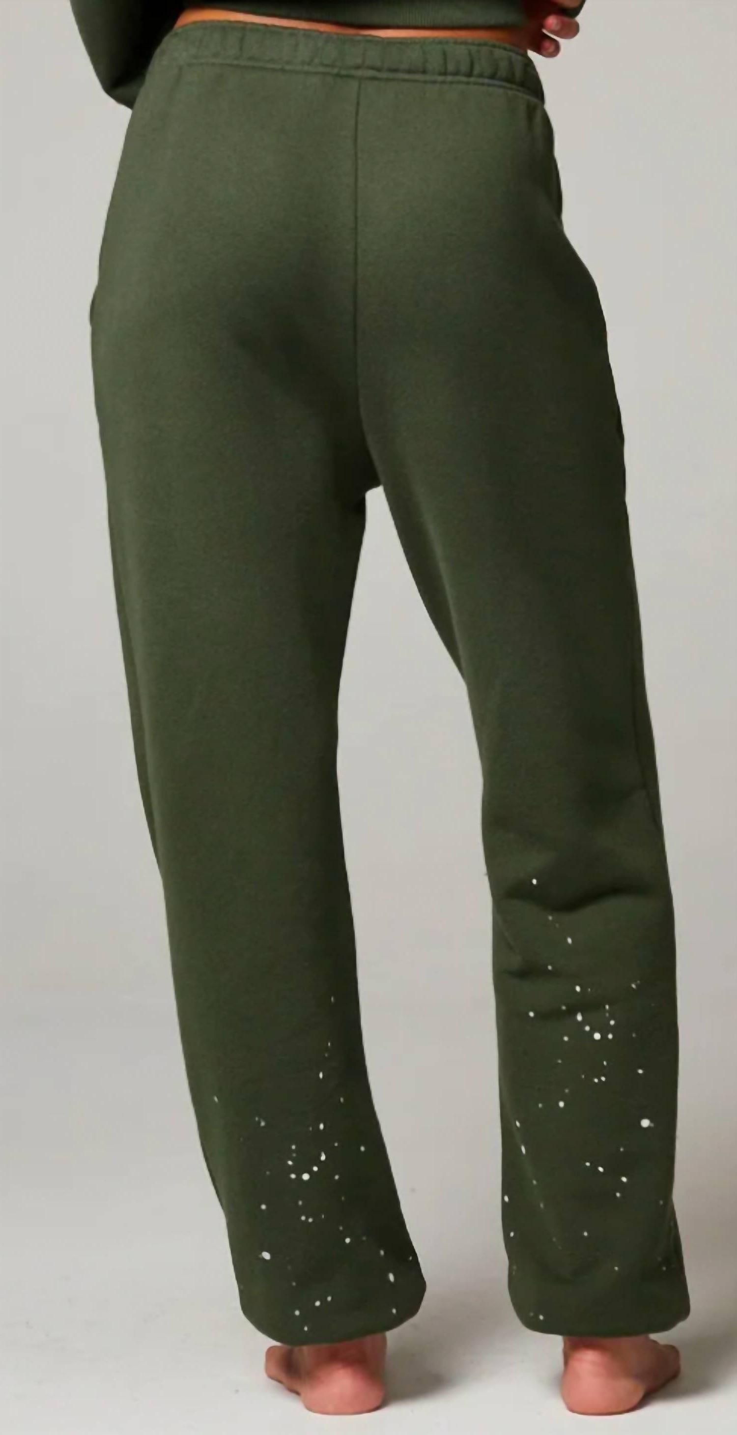 Chaser ombré sweatpants splatter paint FOREST NIGHT - Picture 4 of 11