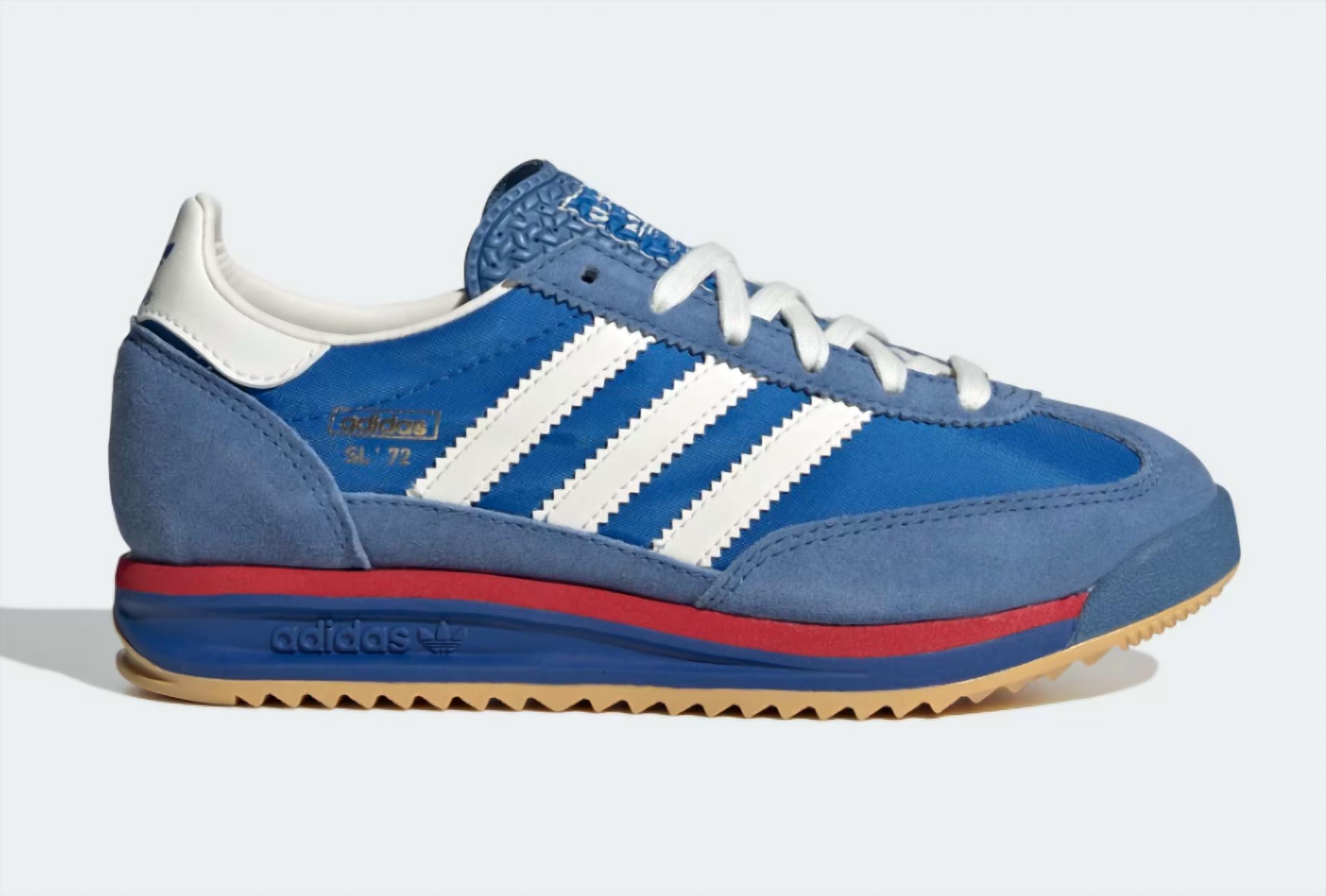 Adidas Kid’s Sl 72 Rs Shoes Blue/ Core White/better Scarlet