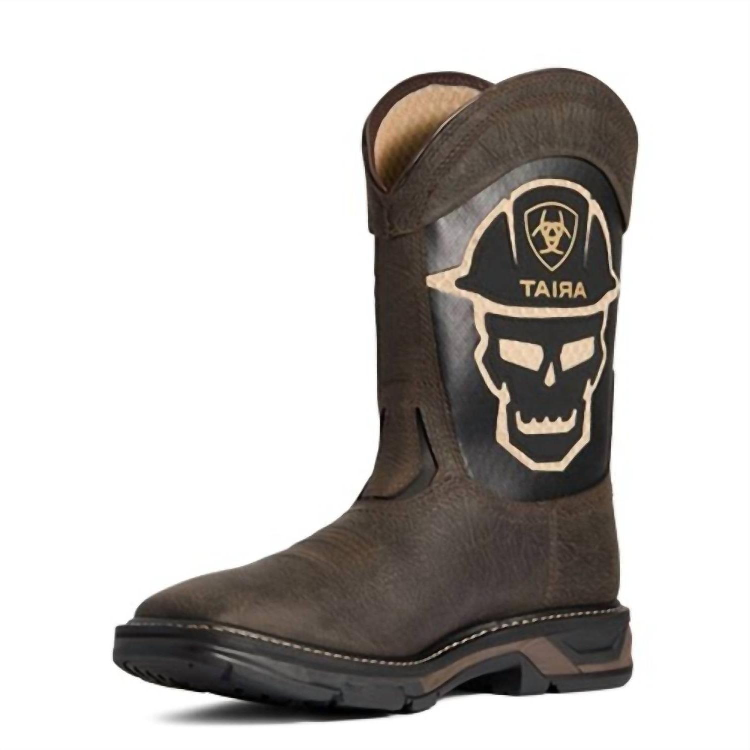 's Workhog Xt Venttek Bold Soft Toe Boots Iron Coffee/roughn