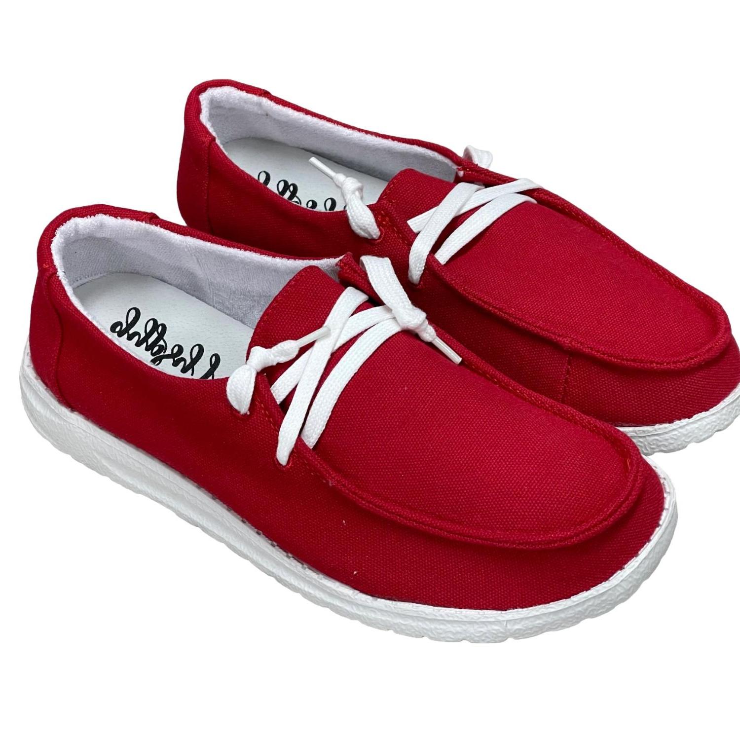 Gypsy Jazz women's game day sneakers Red - Picture 2 of 9
