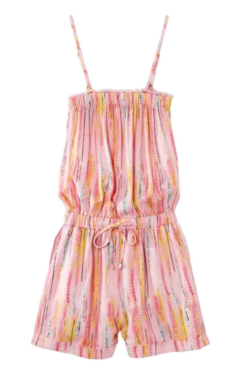 Vintage Havana Girl's Fruity Tie Dye Romper Tie Dye - Picture 2 of 5