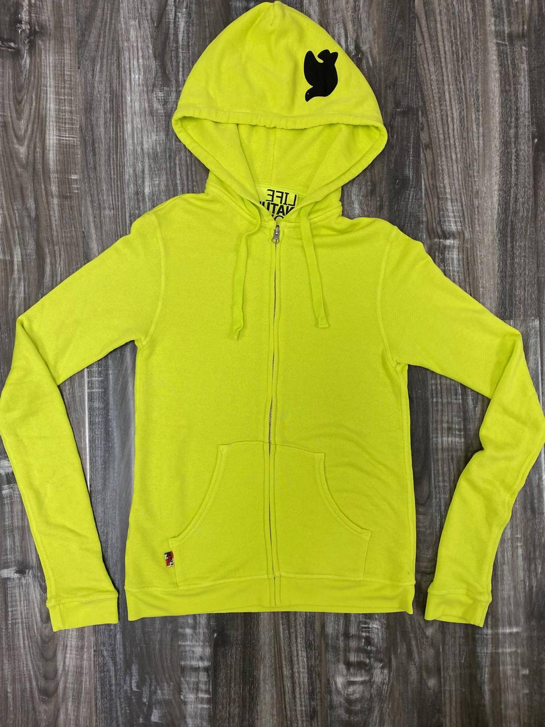 Freecity Women's Superfluff Lux Zip Hoodie Highlighter