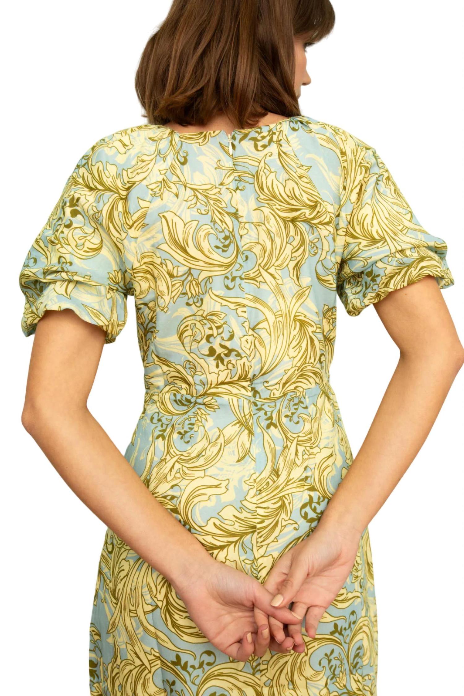 Anna Cate Britt Dress Green Mosaic - Bild 4 von 11