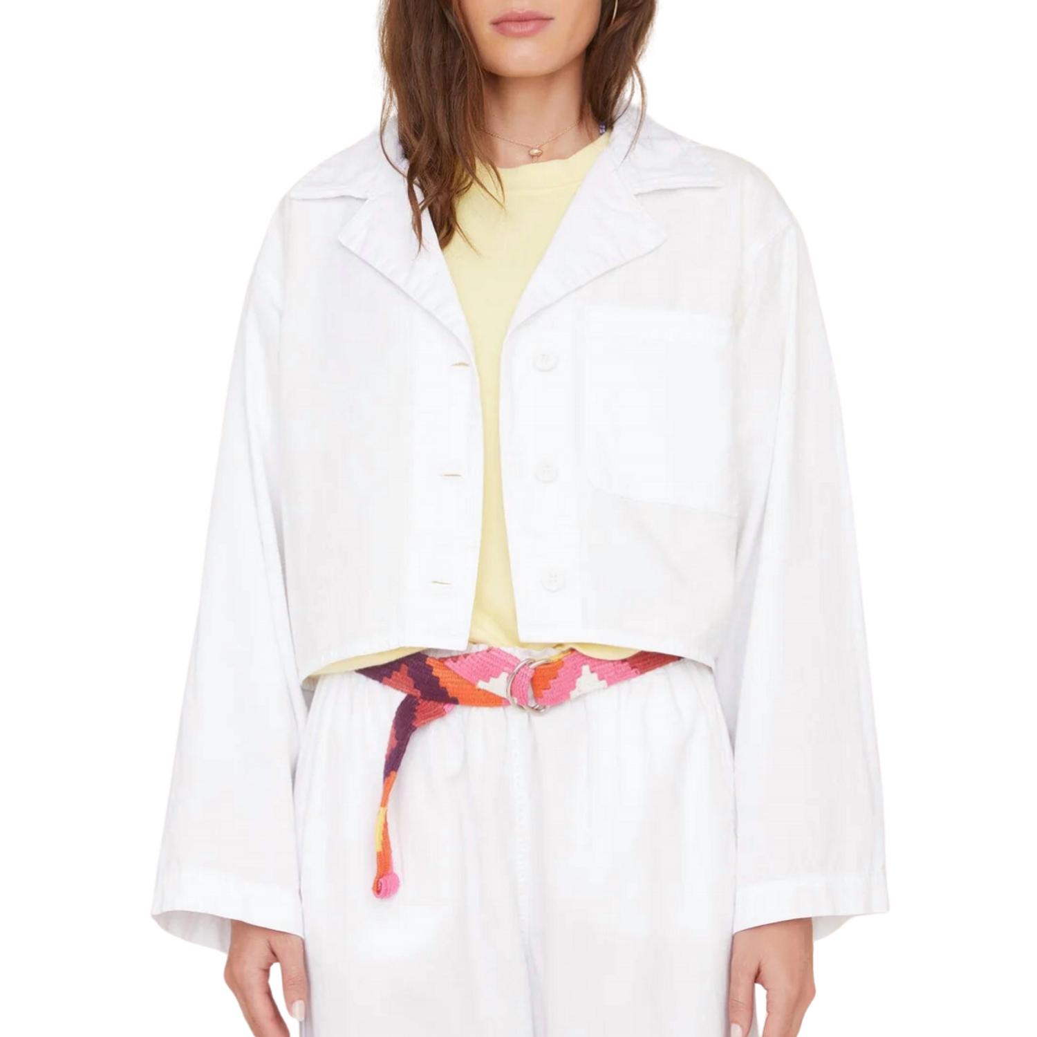 Click to view more detailed imagery on our partner's website Pre-owned Xirena Daisy Haven Twill Jacket In White