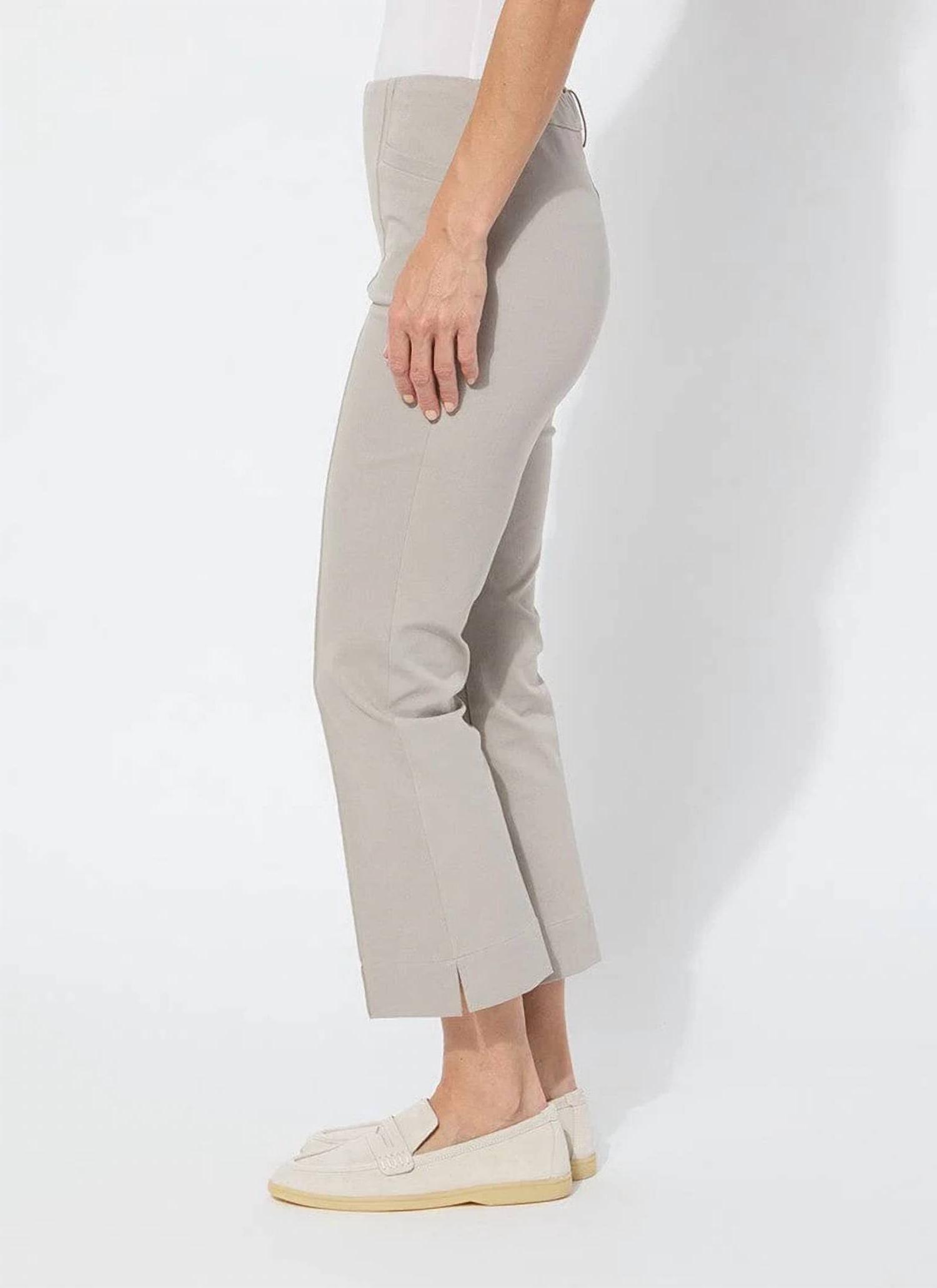 Lysse Amanda Bootcut Crop Pant Salty Chino - Picture 3 of 16