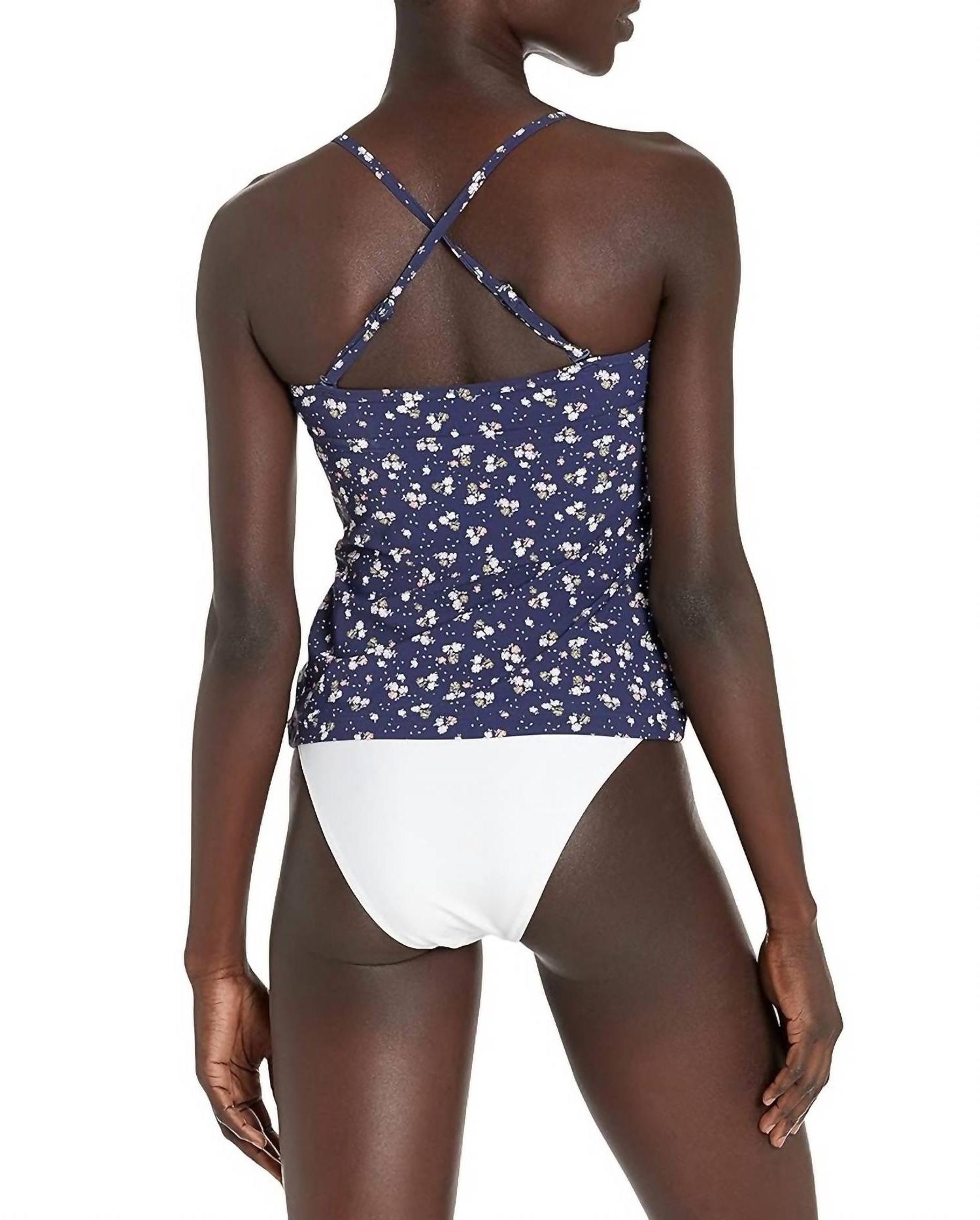 Seafolly Remix V Neck Tankini Indigo - Picture 3 of 7