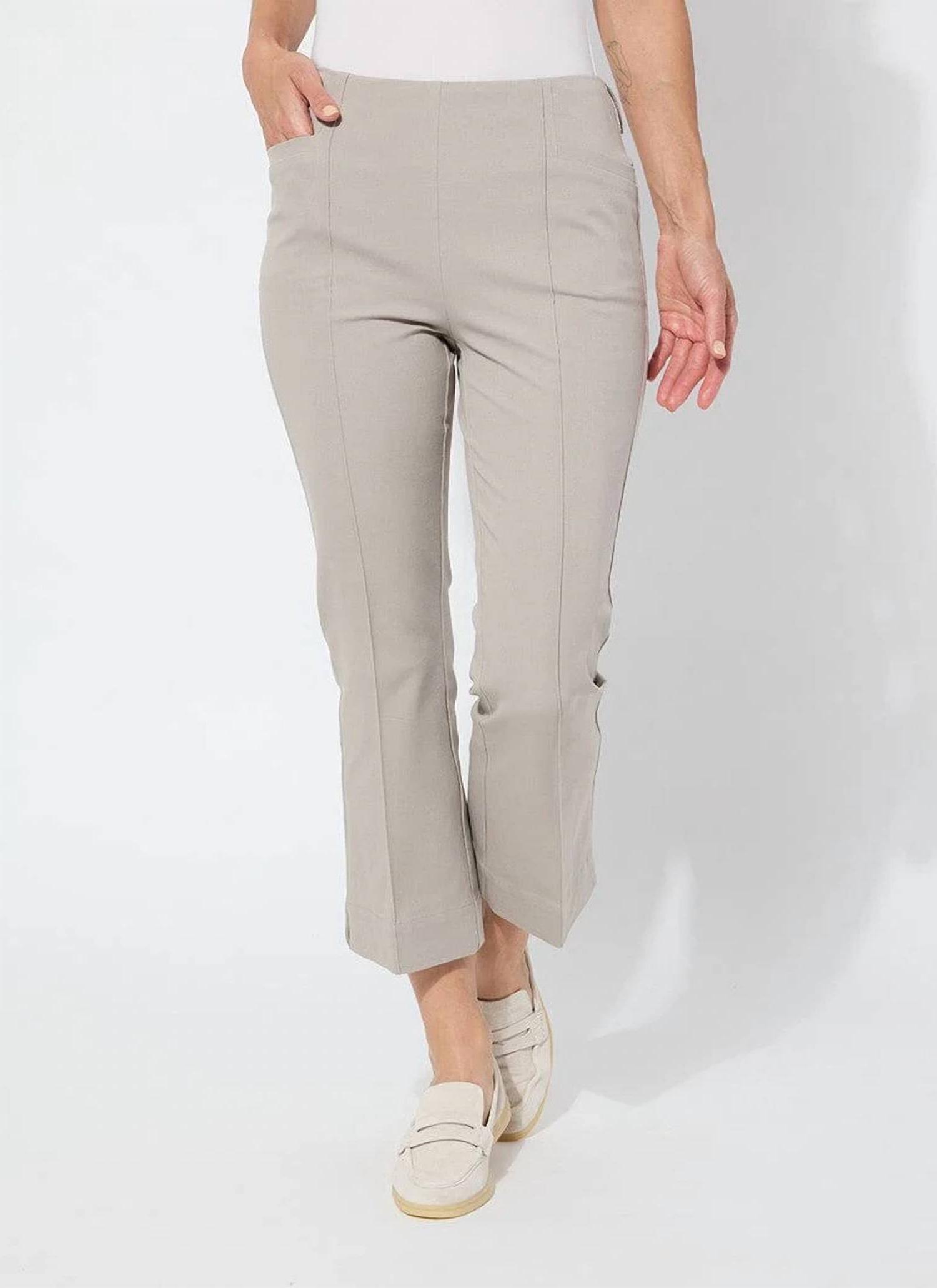 Lysse Amanda Bootcut Crop Pant Salty Chino - Picture 2 of 16