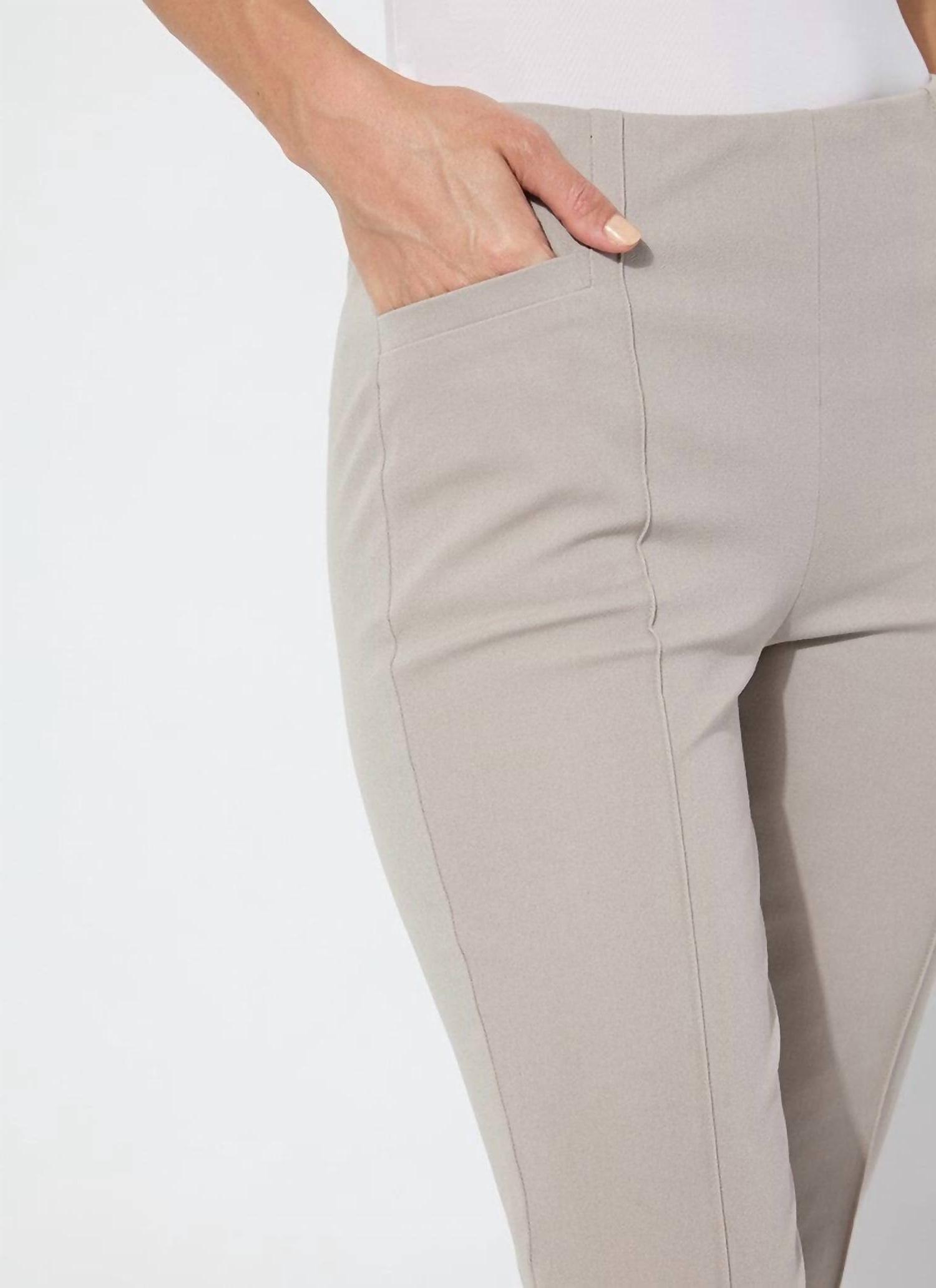 Lysse Amanda Bootcut Crop Pant Salty Chino - Picture 5 of 16