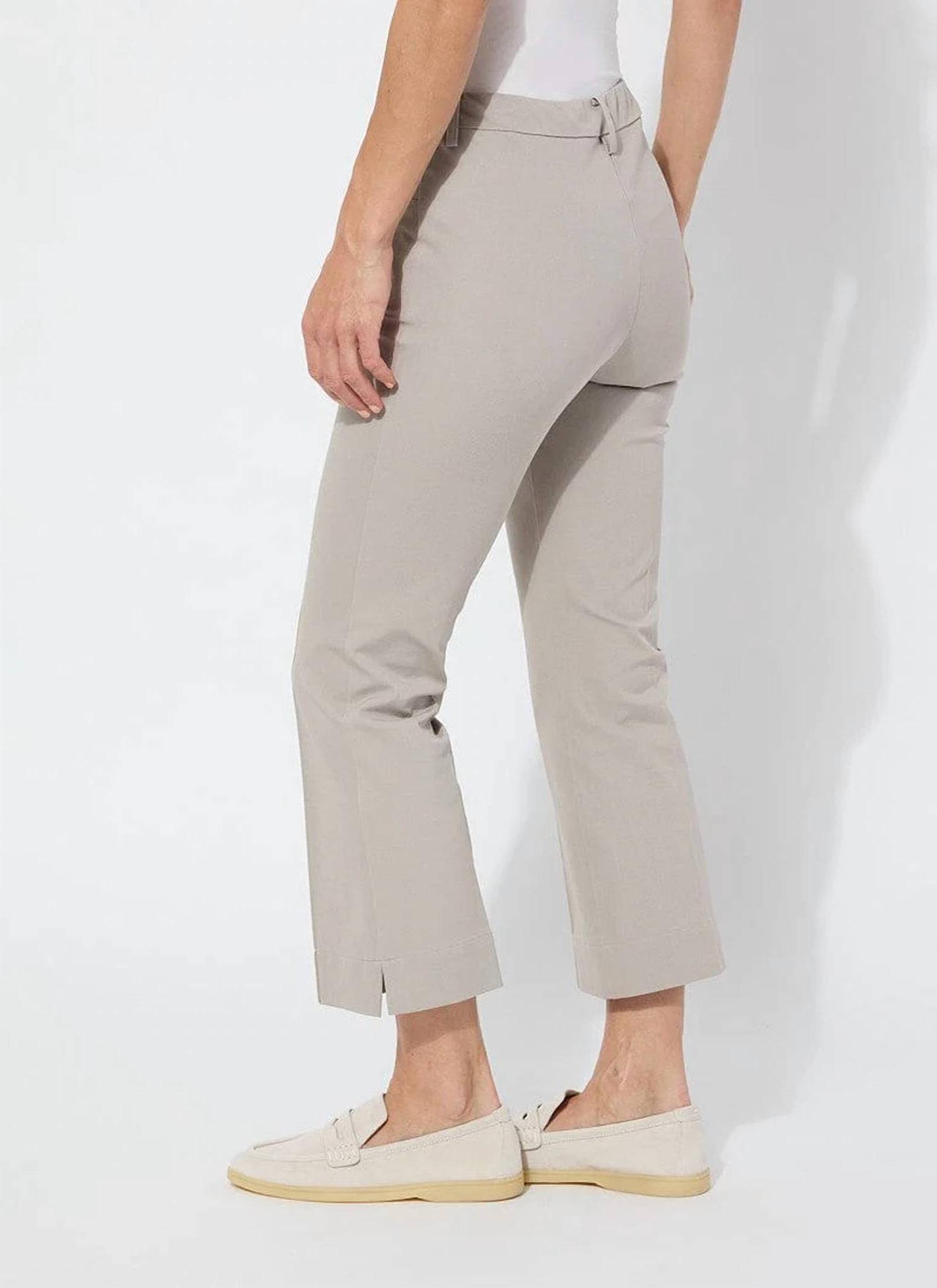 Lysse Amanda Bootcut Crop Pant Salty Chino - Picture 4 of 16