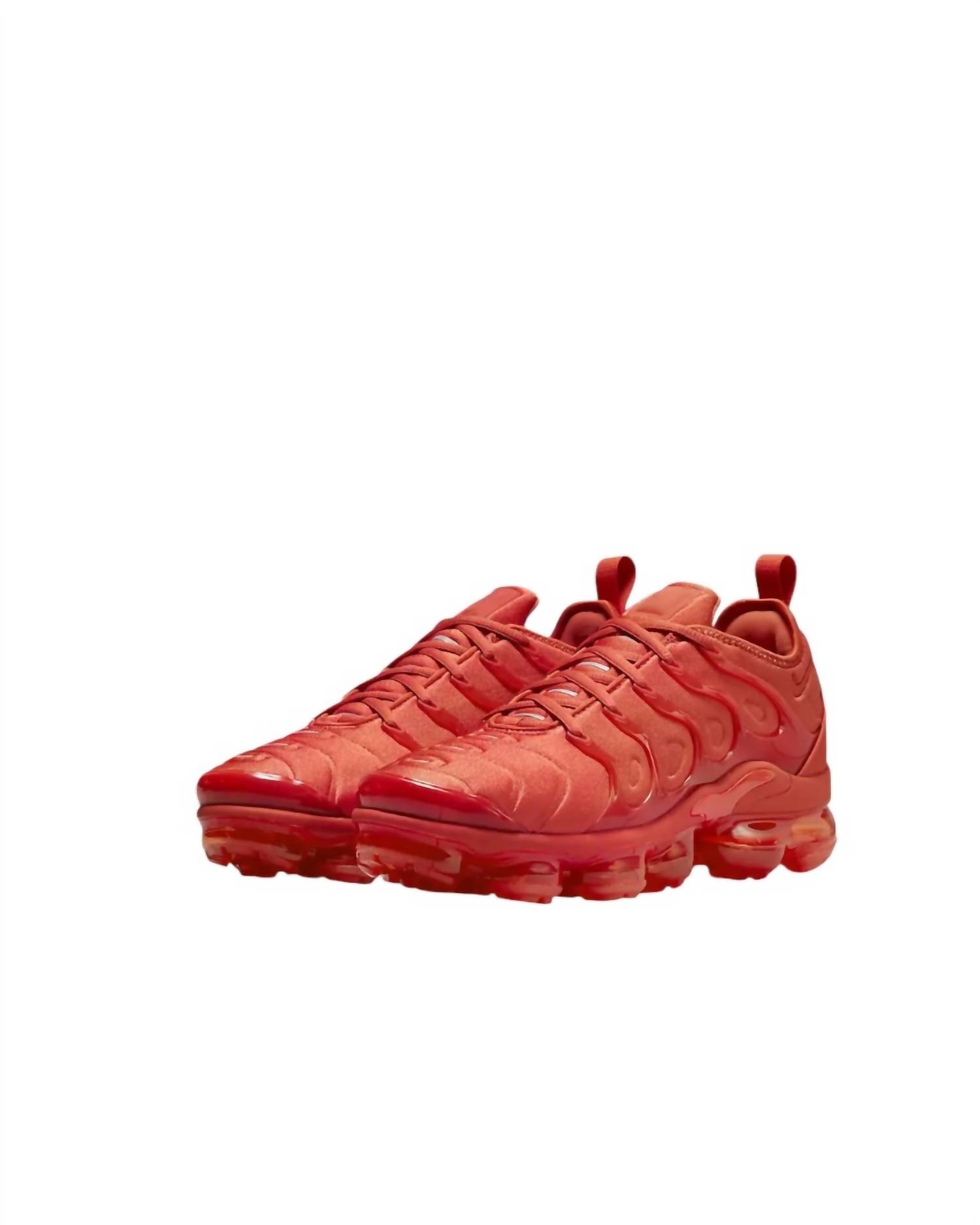 Nike women's air vapormax plus sneakers in MANTRA ORANGE/CINNABAR-ORANGE