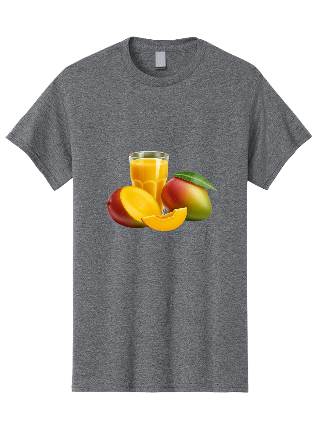 Mango-Juice-5 Mens Graphic Tee, 100% Cotton, Casual Summer Wear
