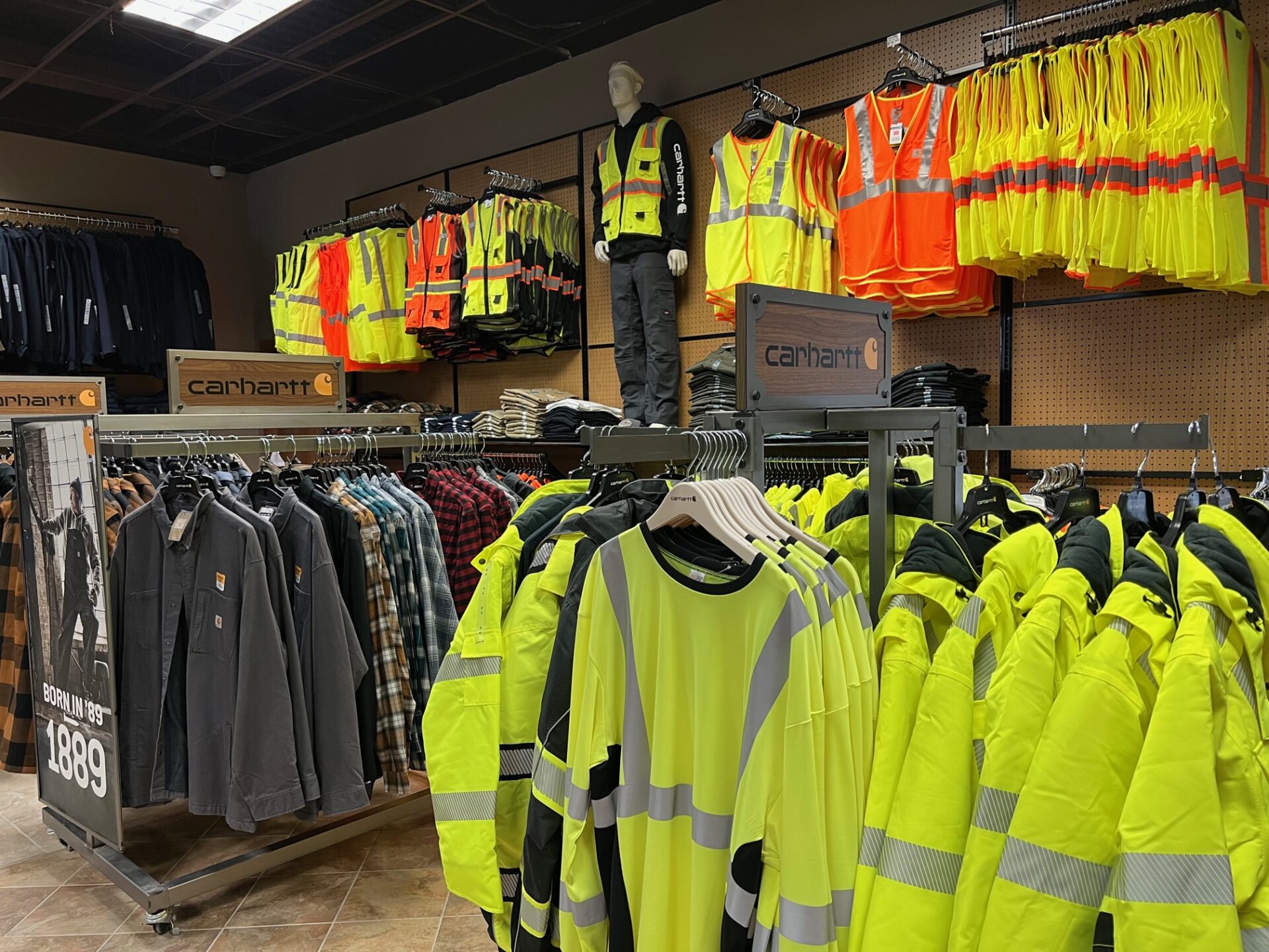 Retail-workwear, apparel, footwear store