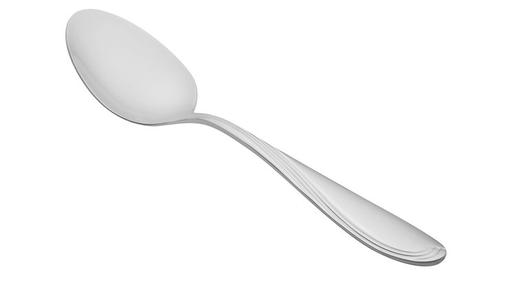 Vintage Silver Scroll Teaspoon