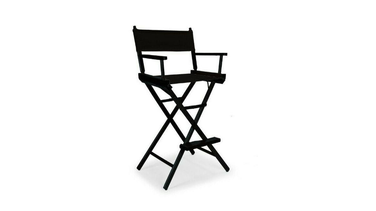 Black Directors Chair Tall