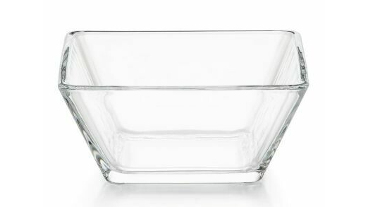 Glass Slant Square Bowl 5.5″ – 21.5 Oz.