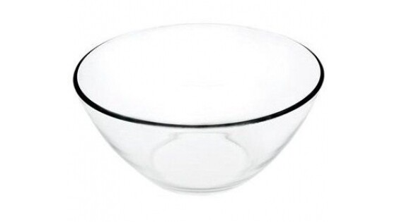 Glass V Bowl 11″