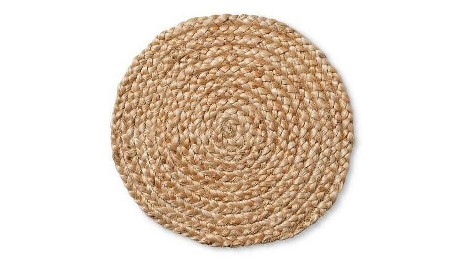 Natural Jute Braid Charger 15″