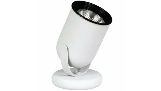 Floor Plug Uplighting 7″ White