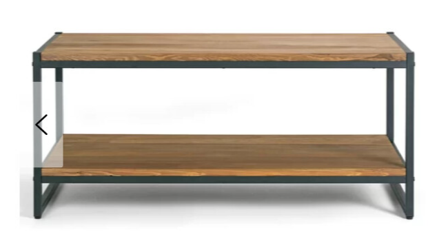 Iron Frame Coffee Table