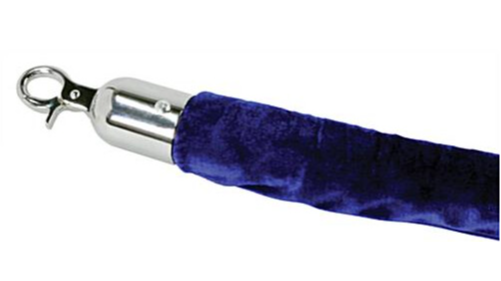 Blue Velour Rope 6′