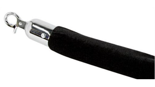 Black Velour Rope 6′