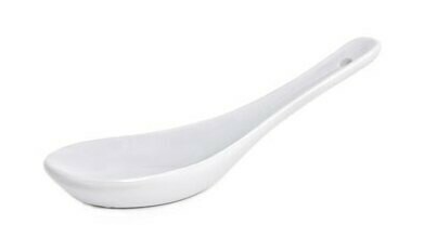 White Ceramic Tasting Spoon PER SPOON