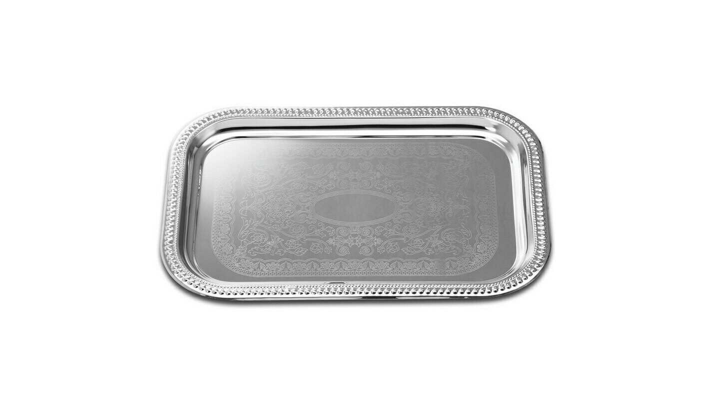 Stainless Rectangle Tray 12″ X 18″
