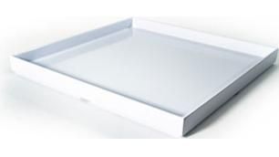 Melamine White Square Tray 13″