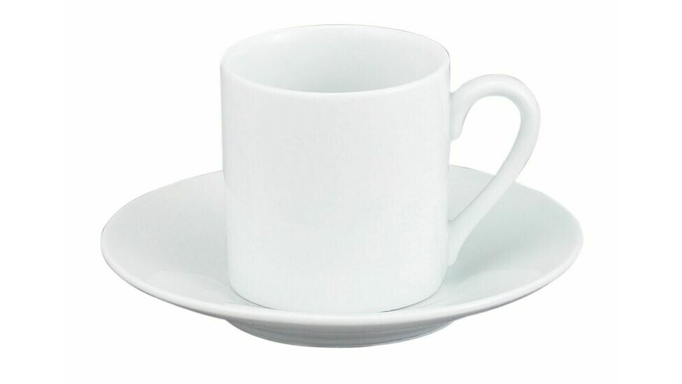 Porcelain Demi Cup 3 Oz. & Saucer