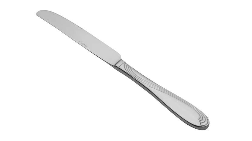 Vintage Silver Scroll Dinner Knife
