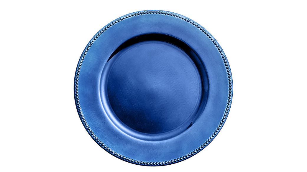 Acrylic Royal Blue Beaded 13″