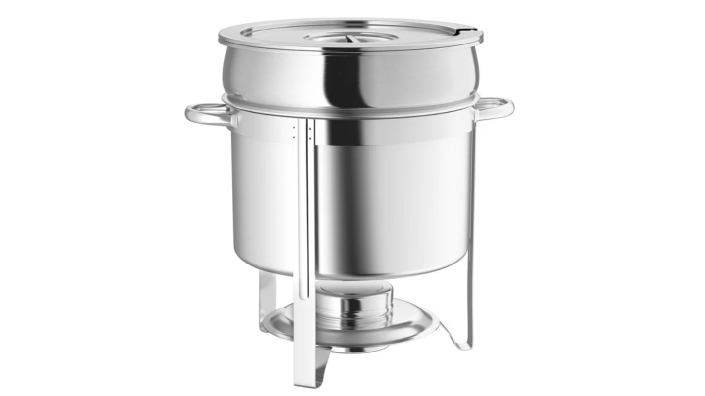 Chrome Accent Marmite Soup Chafer 11 Qt.