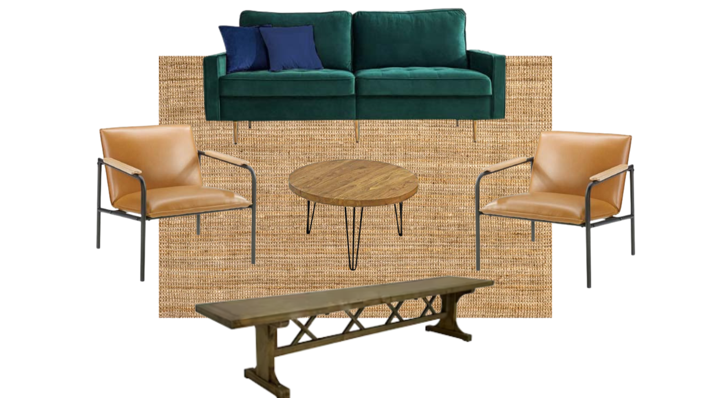 Rustic Lounge Set